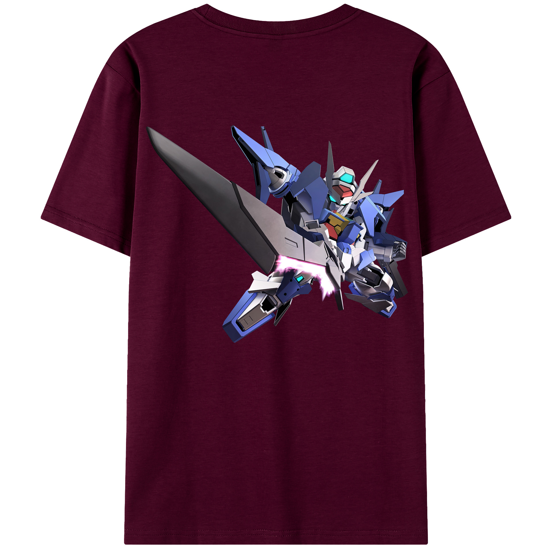 （画像用） 機動戦士ガンダム Mobile Suit Gundam レディース半袖Tシャツ(バックプリント)